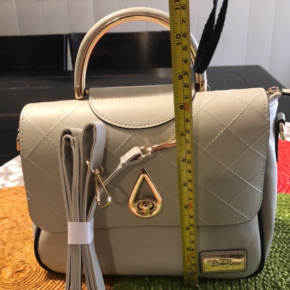 Bella Russo Accessories Grey Satchel Purse - Picture 5 of 10